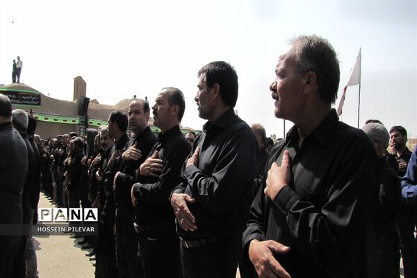 مراسم عزاداری و نوحه (چون شیر شکار) در شهرستان خوسف