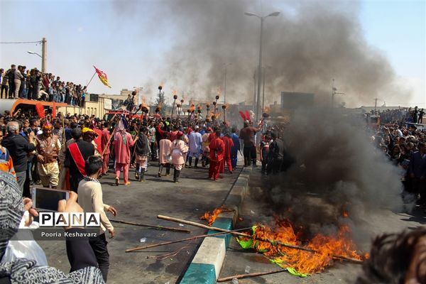 آیین خیمه سوزی در شیراز