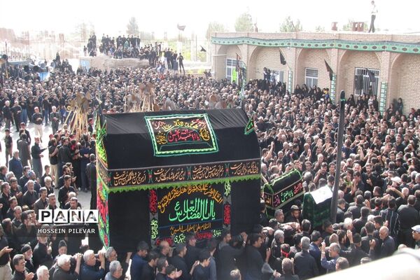 مراسم نخل گردانی در شهرستان خوسف