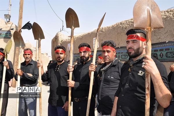 مراسم بیل زنی درشهرستان خوسف