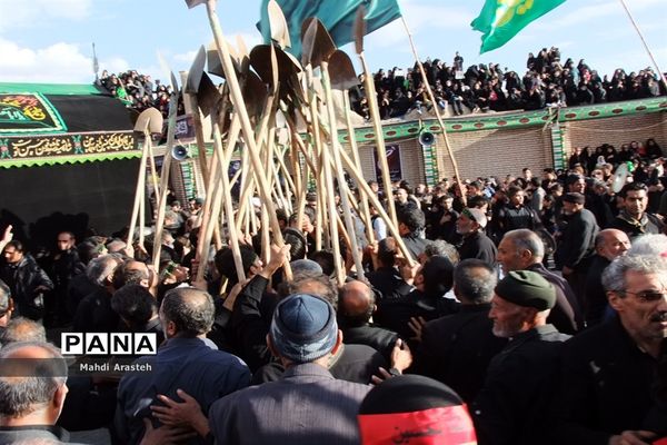 مراسم بیل زنی درشهرستان خوسف