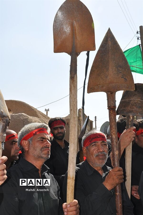 مراسم بیل زنی درشهرستان خوسف
