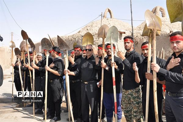 مراسم بیل زنی درشهرستان خوسف