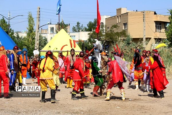 مراسم شبیه خوانی  در محله شنب قازان تبریز