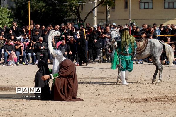 مراسم شبیه خوانی  در محله شنب قازان تبریز