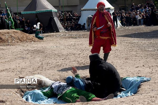 مراسم شبیه خوانی  در محله شنب قازان تبریز