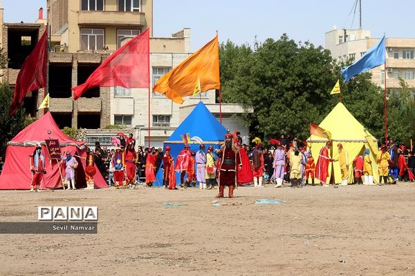 مراسم شبیه خوانی  در محله شنب قازان تبریز