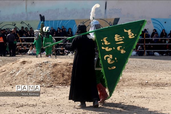 مراسم شبیه خوانی  در محله شنب قازان تبریز