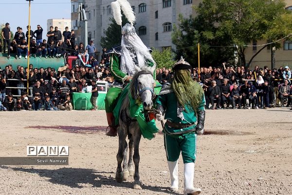 مراسم شبیه خوانی  در محله شنب قازان تبریز