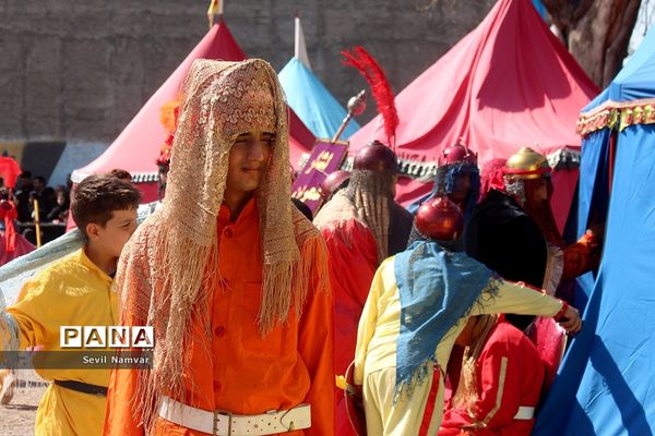 مراسم شبیه خوانی  در محله شنب قازان تبریز