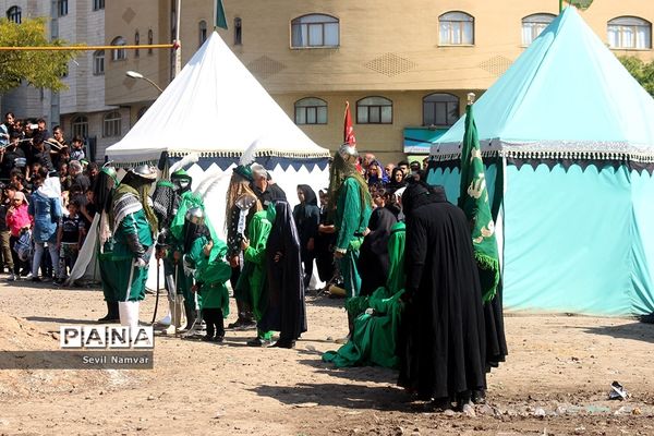 مراسم شبیه خوانی  در محله شنب قازان تبریز