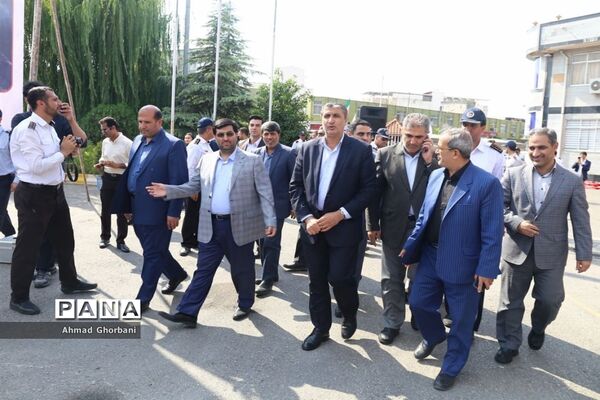 تجلیل از آتش‌نشانان ساری