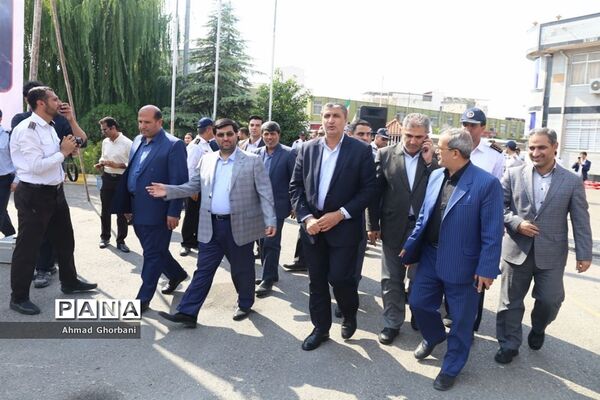 تجلیل از آتش‌نشانان ساری