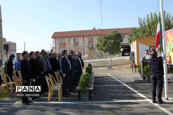 مراسم تجلیل از آتش نشانان فشافویه