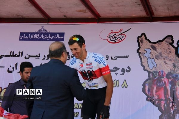 پایان دوره نخست  توردوچرخه سواری  ایران-آذربایجان در ارومیه