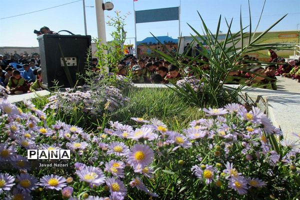 آغاز رسمی سال تحصیلی جدید مدارس زیرکوه با نواخته شدن زنگ مهر