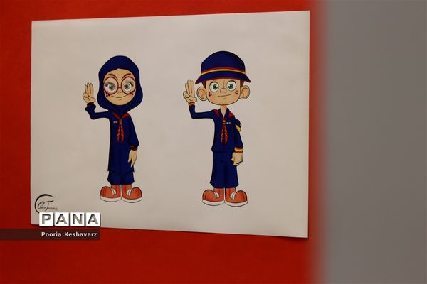 نمایشگاهی از نقاشی های دیجیتال دو دانش آموز شیرازی