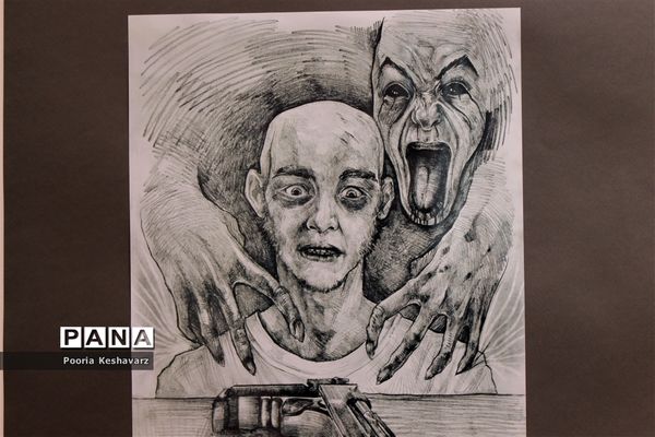 نمایشگاهی از نقاشی های دیجیتال دو دانش آموز شیرازی