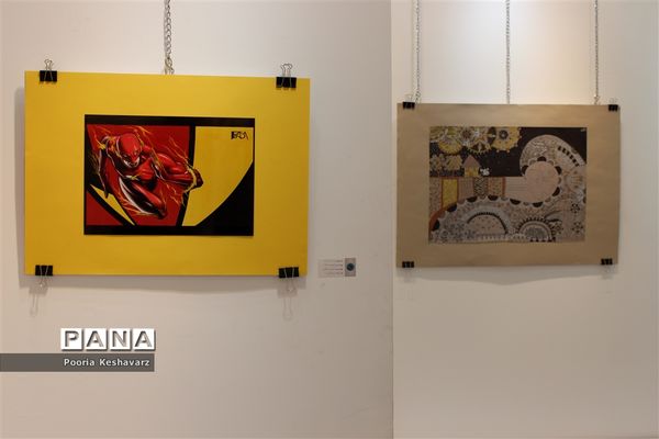 نمایشگاهی از نقاشی های دیجیتال دو دانش آموز شیرازی