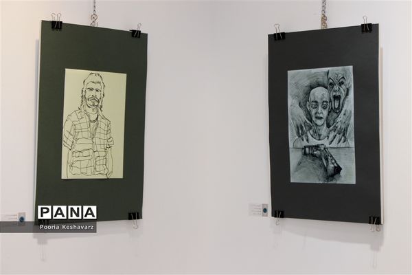 نمایشگاهی از نقاشی های دیجیتال دو دانش آموز شیرازی