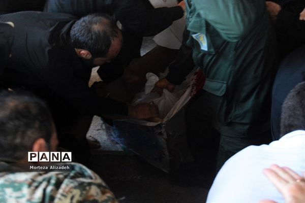 تشییع و خاکسپاری پیکر ۳ شهید حادثه تروریستی  اهوازدر باغملک