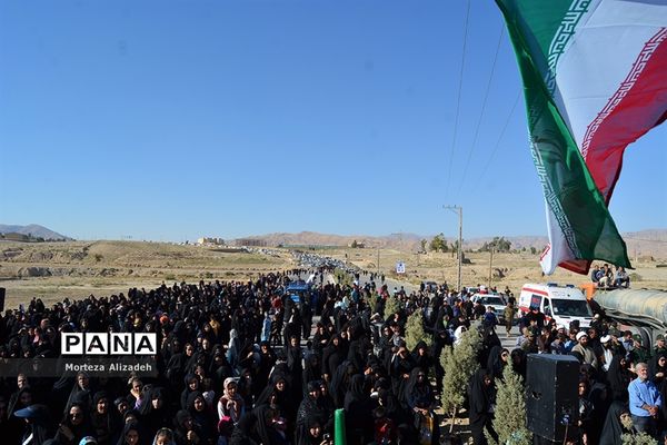 تشییع و خاکسپاری پیکر ۳ شهید حادثه تروریستی  اهوازدر باغملک