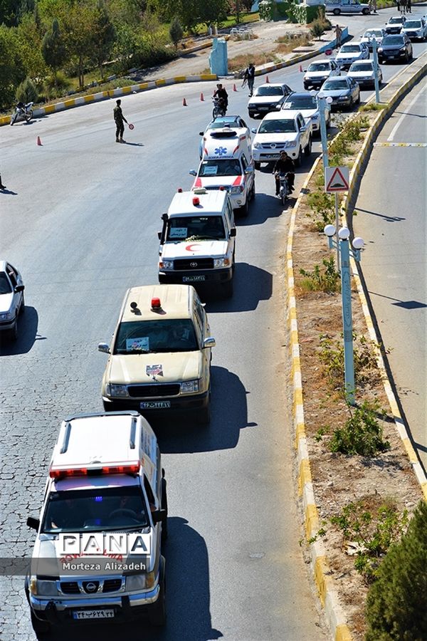 تشییع و خاکسپاری پیکر ۳ شهید حادثه تروریستی  اهوازدر باغملک