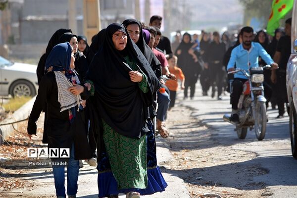 تشییع و خاکسپاری پیکر ۳ شهید حادثه تروریستی  اهوازدر باغملک