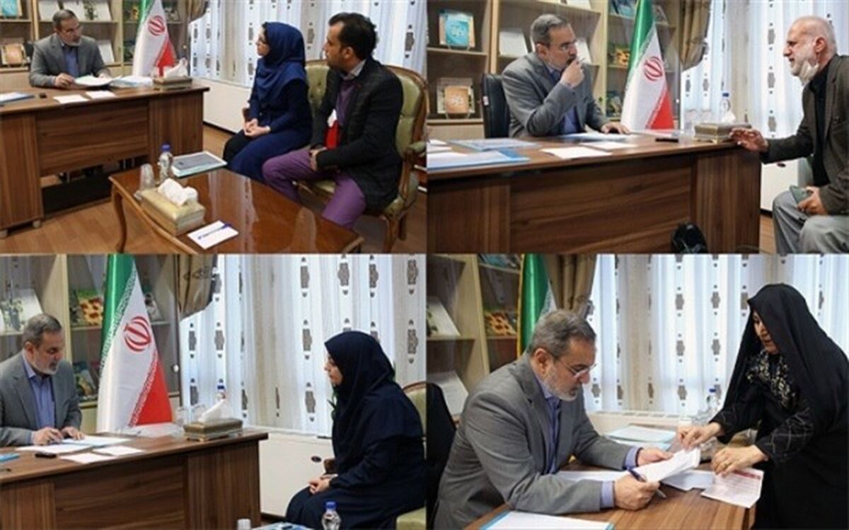 گفت‌وگوی بطحایی با صاحبان ایده‌های  کاربردی درباره نظام آموزش‌وپرورش