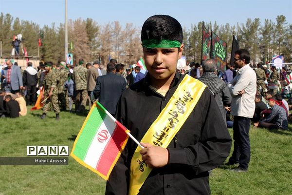 تجمع بزرگ ۲۰ هزار نفری اقتدار عاشورایی بسیجیان