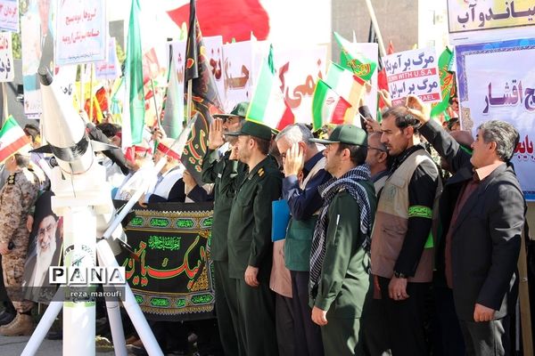 رزمایش  40 هزار نفری اقتدار بسیجیان آذربایجان غربی