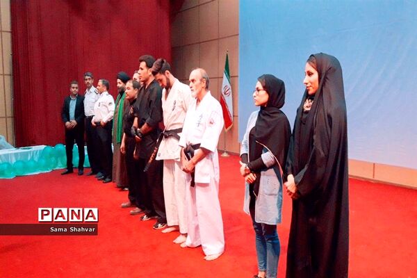 مراسم تجلیل از کاراته کاران آکادمی بهاران در فشافویه