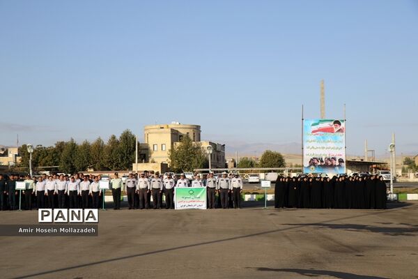 صبحگاه مشترک نیروهای مسلح به مناسبت آغاز هفته نیروی انتظامی در ارومیه