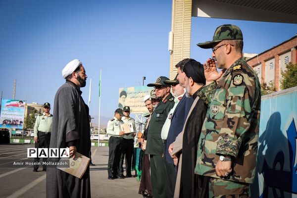 صبحگاه مشترک نیروهای مسلح به مناسبت آغاز هفته نیروی انتظامی در ارومیه