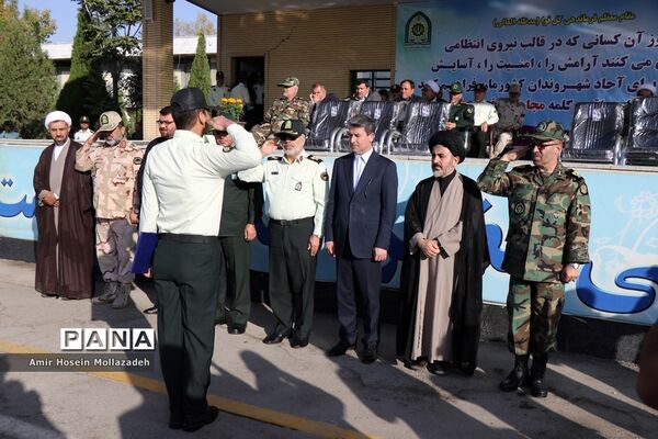 صبحگاه مشترک نیروهای مسلح به مناسبت آغاز هفته نیروی انتظامی در ارومیه