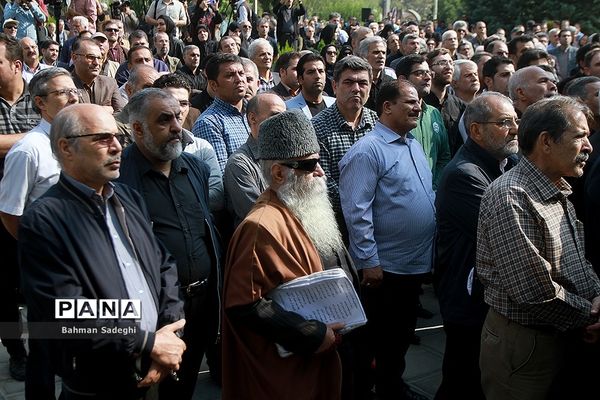 مراسم تشییع مرحوم  بهرام شفیع