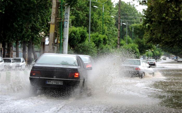 بارش باران در محورهای شمالی و غربی کشور