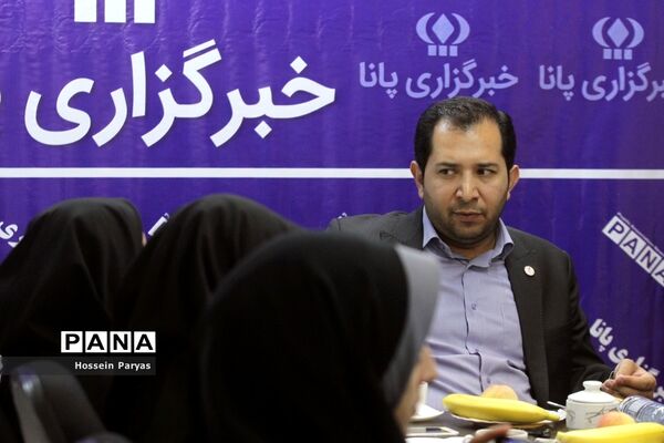 حضور شهاب الدین صابونچی، رئیس سازمان جوانان هلال احمر در خبرگزاری پانا