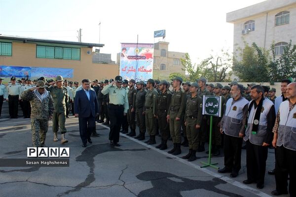 صبحگاه مشترک فرماندهی نیروی انتظامی اسلامشهر