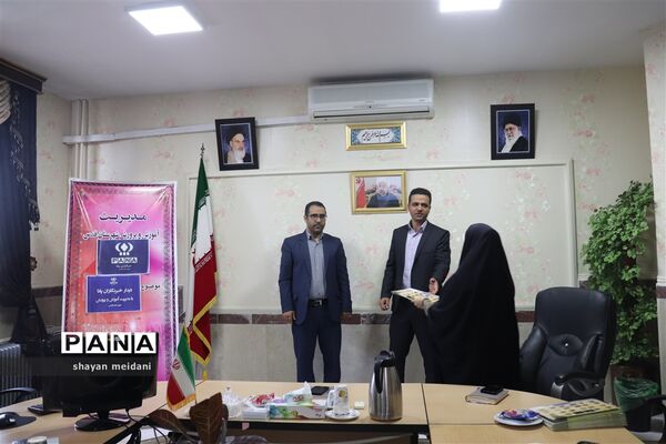 دیدار خبرنگاران  پانا با رئیس آموزش و پرورش شهرستان قدس