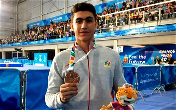کسب نخستین مدال تاریخ ژیمناستیک کشور در مسابقات المپیک جوانان جهان توسط دانش آموز شهرستان های تهران