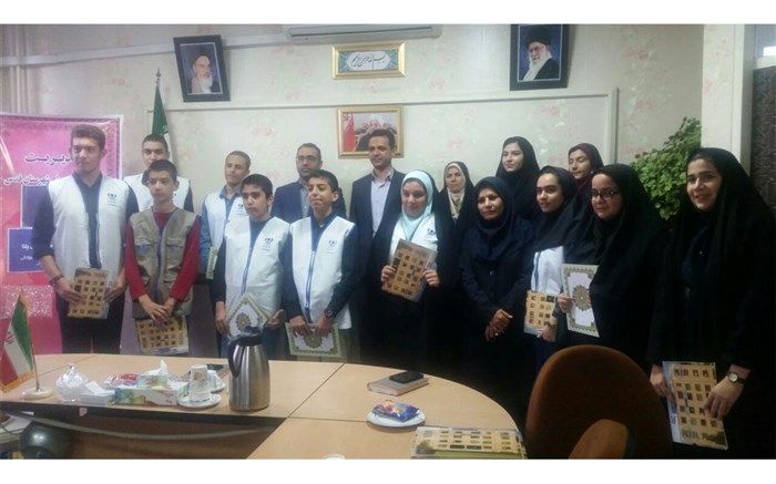 دیدار خبرنگاران پانا شهرقدس با مدیر آموزش و پرورش