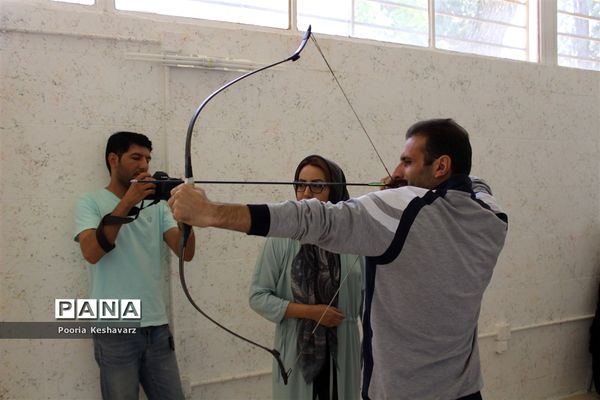 مسابقه تیر و کمان اصحاب رسانه شیراز