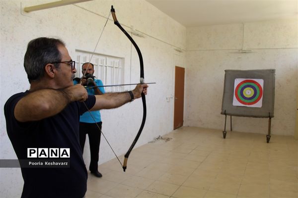 مسابقه تیر و کمان اصحاب رسانه شیراز