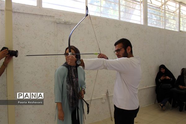 مسابقه تیر و کمان اصحاب رسانه شیراز