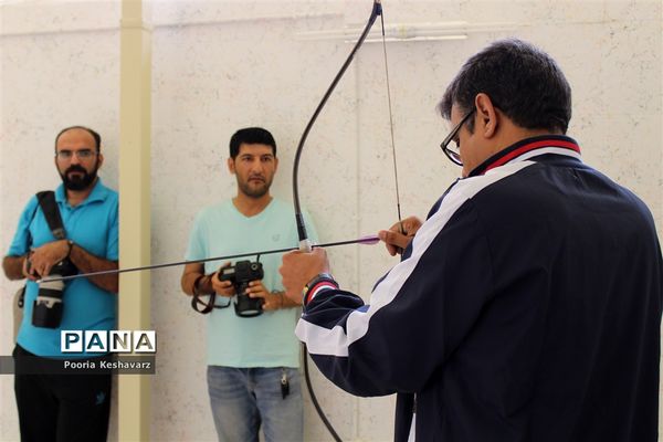 مسابقه تیر و کمان اصحاب رسانه شیراز