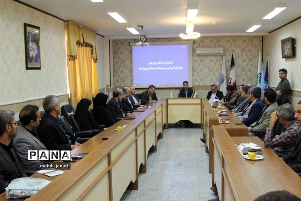 آیین معارفه رضایی سرپرست حراست اداره کل آموزش و پرورش استان قم