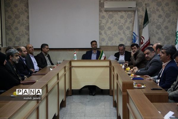 آیین معارفه رضایی سرپرست حراست اداره کل آموزش و پرورش استان قم