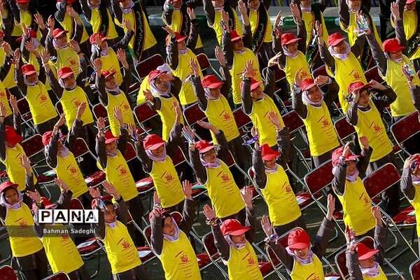 افتتاحیه پنجمین دوره المپیاد ورزشی درون‌ مدرسه‌ای