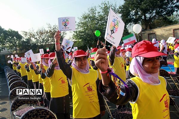 افتتاحیه پنجمین دوره المپیاد ورزشی درون‌ مدرسه‌ای